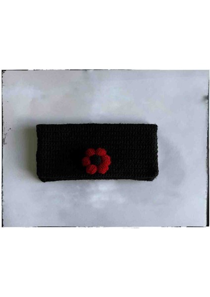 El Örgüsü Yün Portföy Çanta (Bölmeli)