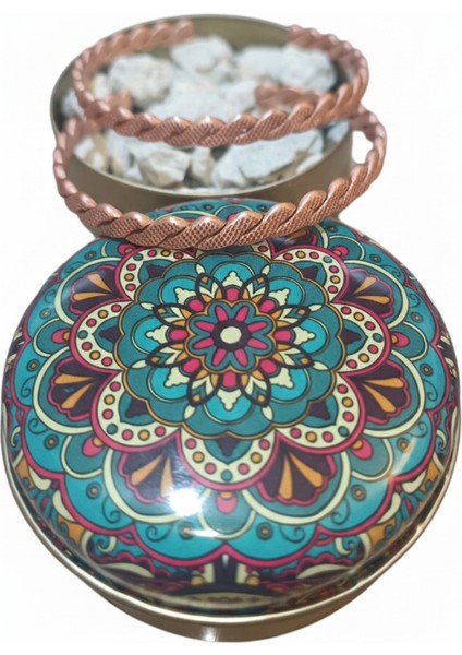 Zeolit Taşlı Nazar Teneke Kutulu ,6 mm Ince Burgu 2 Li fiyatları