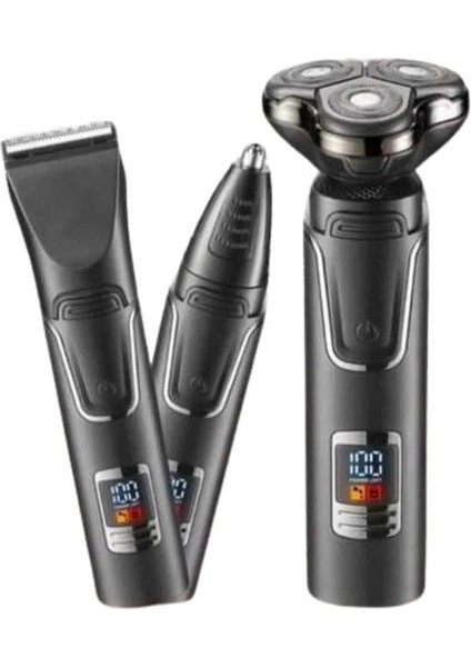 Dijital Göstergeli 3 Başlıklı Tıraş Makinesi Islak Kuru Lazer Öncesi Günlük - T573G104-Z37 indirimleri