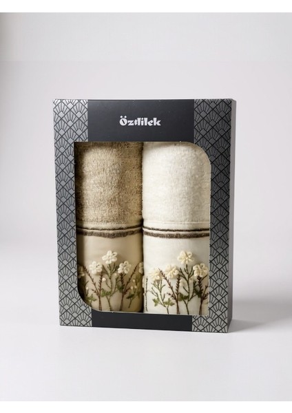 Ditsy Garden 2’li Kutu Havlu Seti – %100 Pamuk, Yumuşak ve Şık Çiçek Desenli fiyatları