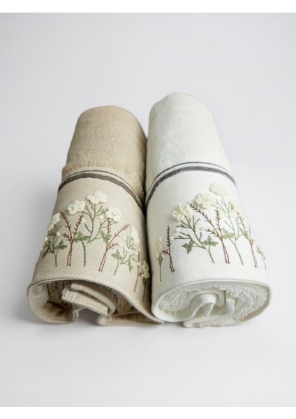 Ditsy Garden 2’li Kutu Havlu Seti – %100 Pamuk, Yumuşak ve Şık Çiçek Desenli modelleri