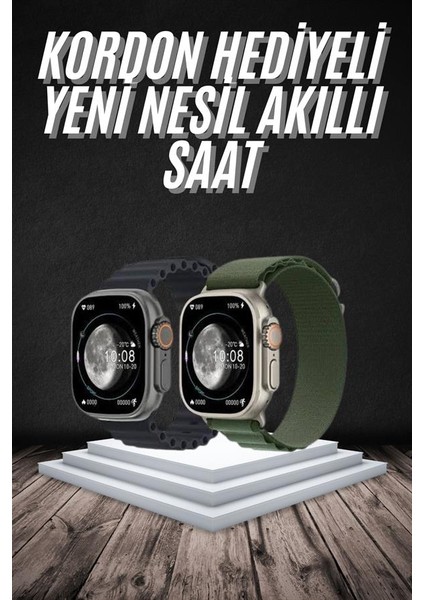 Yeni Nesil Akıllı Kol Saati Nabız Ölçer Gps Uyumlu 49 mm Kasa - T347G894-Z86347 fiyatları