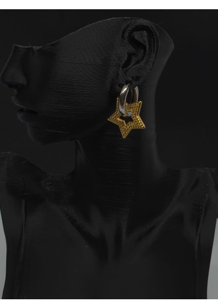 Zirkon Taşlı Küpe