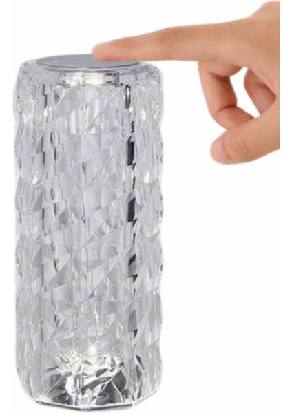 Yeni Nesil Modern Kristal Masa ve Gece Lambası Dokunmatik Renk Değiştirebilen - M787R195-K77787 modelleri