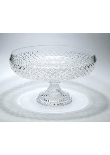 28CM Karizma Ayaklı Meyvelik Sunumluk Lüks Kesme Kristal fiyatları