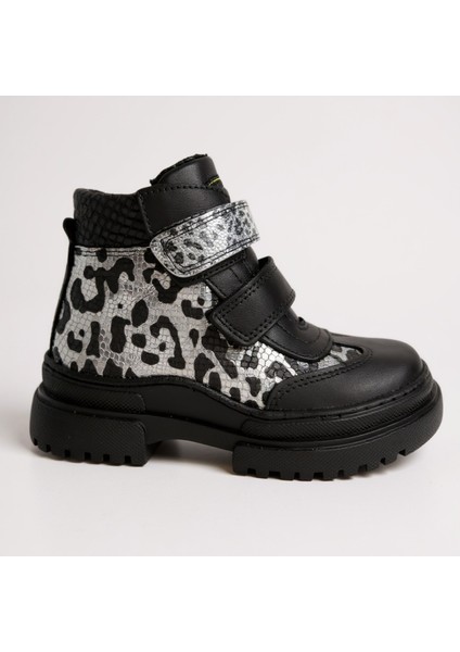 Hakiki Deri Zebra Desen Ortopedik Kız Çocuk Botu fiyatları
