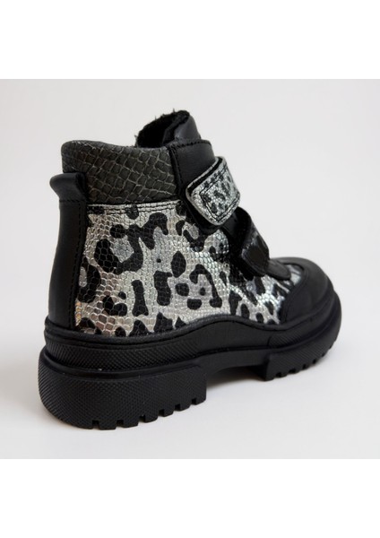 Hakiki Deri Zebra Desen Ortopedik Kız Çocuk Botu fırsatları