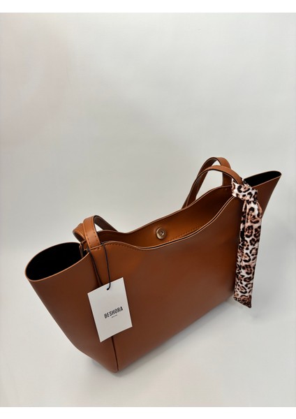 Elena Taba Mat Fermuar Detaylı Kadın Omuz Çantası