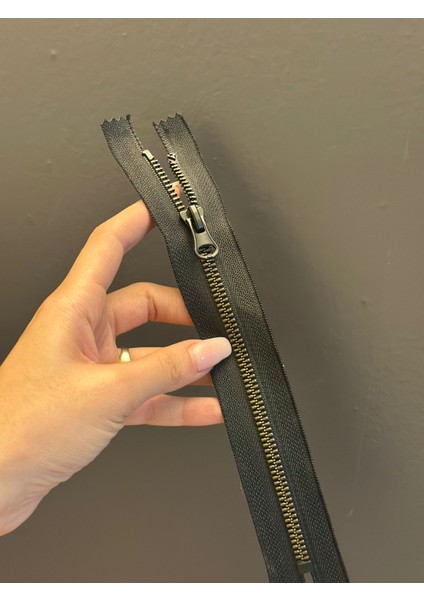 24X3 cm Siyah Dişli Fermuar modelleri