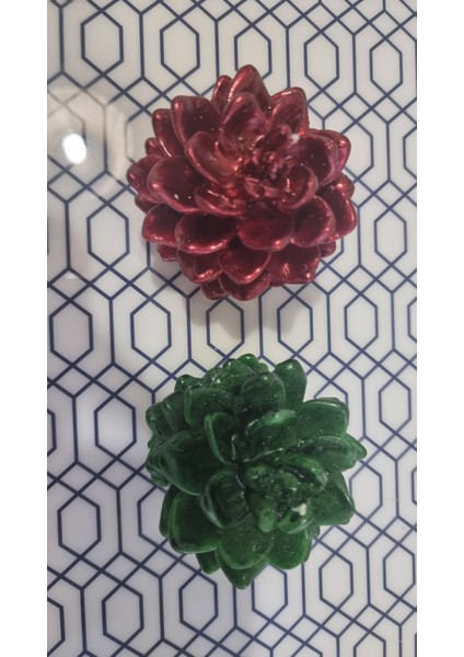 Çam Kozalak 2 Li Mum Seti modelleri