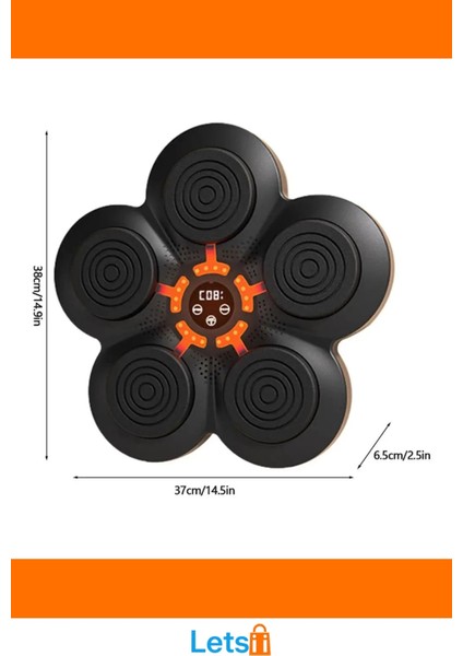 Duvara Monte Müzikli Boks Makinesi Bluetooth LED Ekran fırsatları