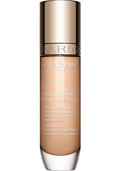 Skin Illusion Full Coverage - Yüksek Kapatıcı Cilt Bakım Fondöteni 103N - 30 ml