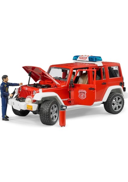 Bruder Jeep Wrangler Rubicon Itfaiye Aracı ve Itfaiyeci BR02528 fırsatları