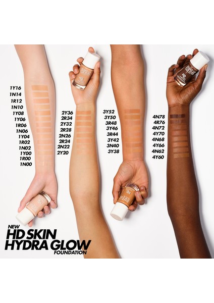 Hd Skin Hydra Glow - Fondöten 2Y20 (30ML) fiyatları