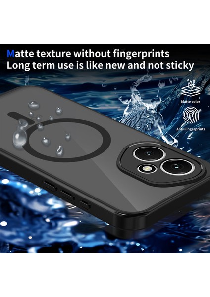 Honor 400 Kılıf, Manyetik Yarı Saydam Mat Darbeye Dayanıklı ve Parmak Izi Önleyici Koruyucu Kılıf-Siyah (Yurt Dışından) modelleri