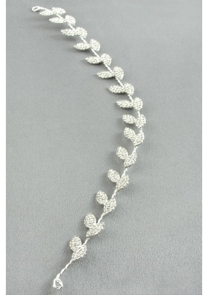 Yaprak Taşlı Saç Aksesuarı