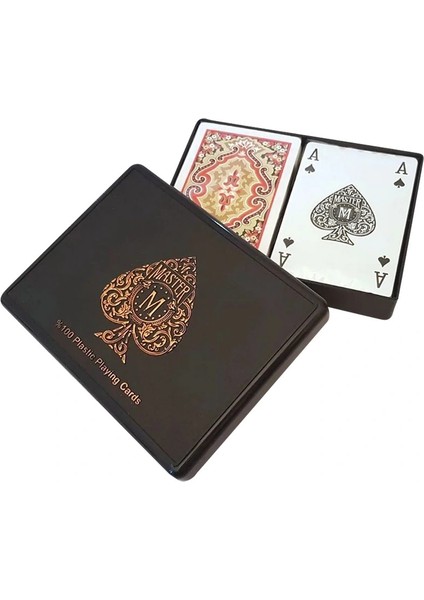 Buğz Master Plastik 2'li Oyun Kağıdı (Mika Kutu)