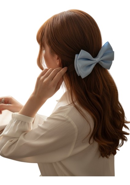 Saten Kurdela Saç Tokası ( El Yapımı) modelleri