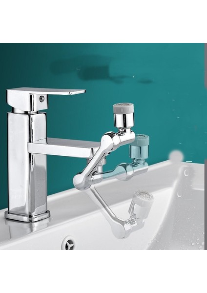 1080 Derece Dönebilen Robotik Kol Musluk Başlığı - Musluk Uzatma Aparatı Ucu fırsatları