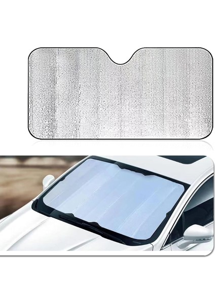 Katlanabilir Araç Ön Cam Güneşlik Isı ve Işık Önleyici Honda Civic Peugeot 3008 Volkswagen Passat Nissan Qashqai