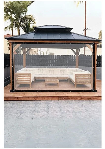 Şeffaf Branda Kış Bahçesi Kamelya Kuş Gözlü 0.80MM Su Geçirmez (Ölçüler Cm'dir) fırsatları