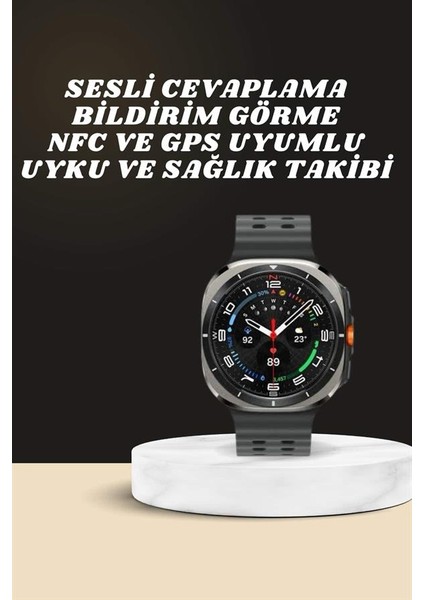 Akıllı Saat Amoled Ekran Bluetooth Bağlantılı Sağlık Takibi Gps Uyumlu - M665R890-K99665