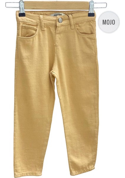 Mojo Erkek Bebek 1-5 Yaş Keten Pantolon 2343 Somon