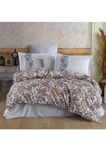 Hobby Çift Kişilik Ranforce Nevresim Takımı Elsa Gold