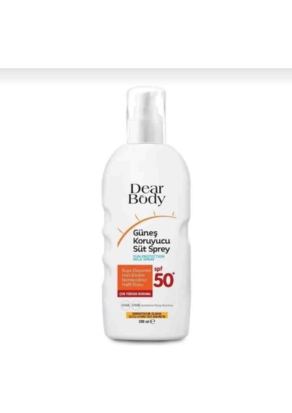 Güneş Koruyucu Spreyi Spf 50 200ML +Güneş Koruyucu Kremi Spf 60 Ml+ Alo Vera Jel 200 ml modelleri