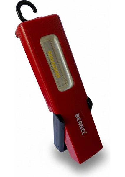 Şarjlı LED Fener LED Lamba Mıknatıslı Askı Aparatlı 400 Lümen Kırmızı Renk modelleri