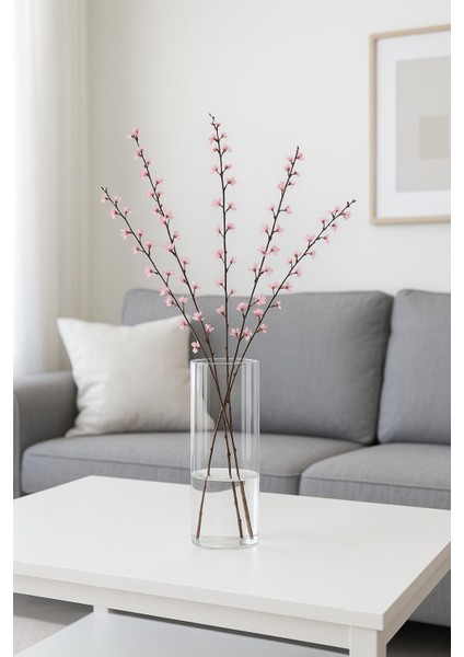 Noah Exclusıve Borosılkat Cam Vazo 2500 ml -9 cm x 26 cm -Dekorasyon Vazo-Salon Vazosu fiyatları