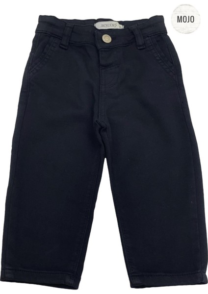 Mojo Erkek Bebek 1-5 Yaş Likralı Yumuşak Kot Pantolon 2303 Siyah indirimleri