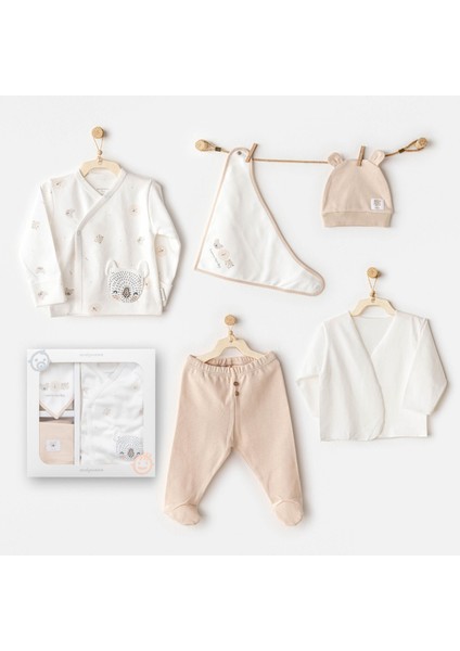 AC25850 Happy Animals 5li Hastane Çıkışı Ekru