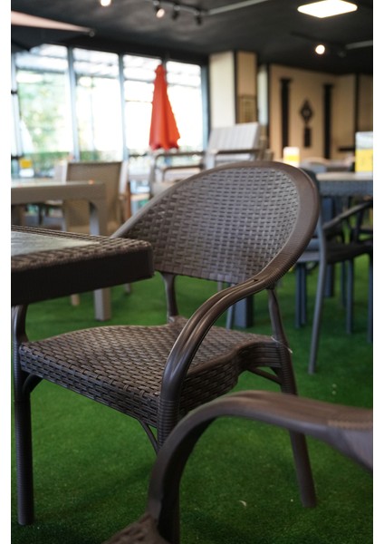 Bambu Balkon Bahçe Masa Takımı 4 Kişilik 70X70 Masa 4 Adet Bambu Koltuk Beyaz fırsatları