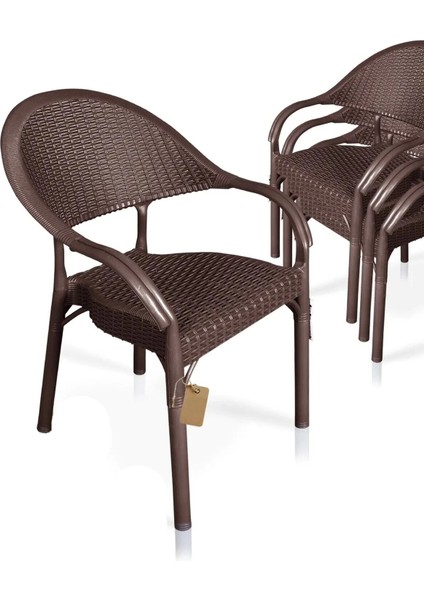 Bambu Balkon Bahçe Masa Takımı 4 Kişilik 70X70 Masa 4 Adet Bambu Koltuk Beyaz