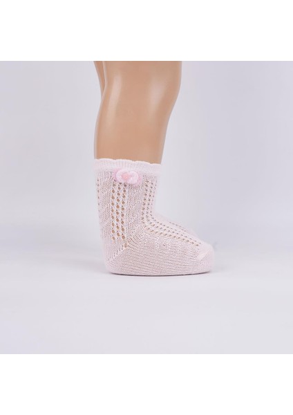 Maskot Aks File Kız Bebek Soket Çorap K43017 Asorti