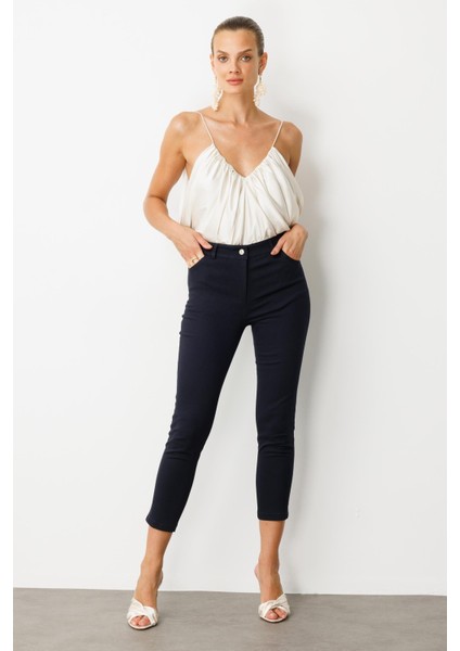 Dar Paça Pamuk Pantolon-Lacı fiyatları