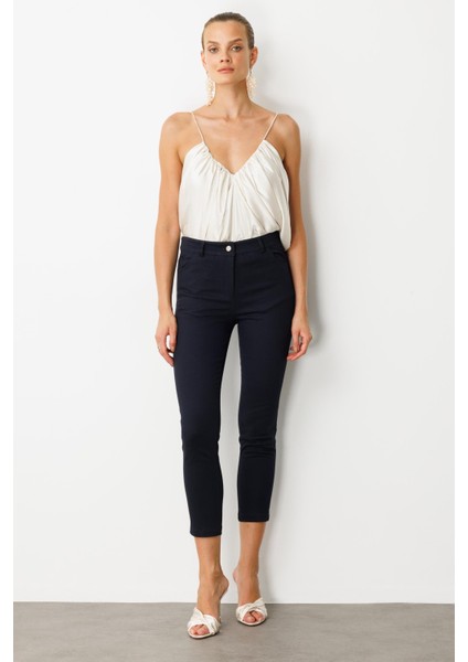 Dar Paça Pamuk Pantolon-Lacı fırsatları