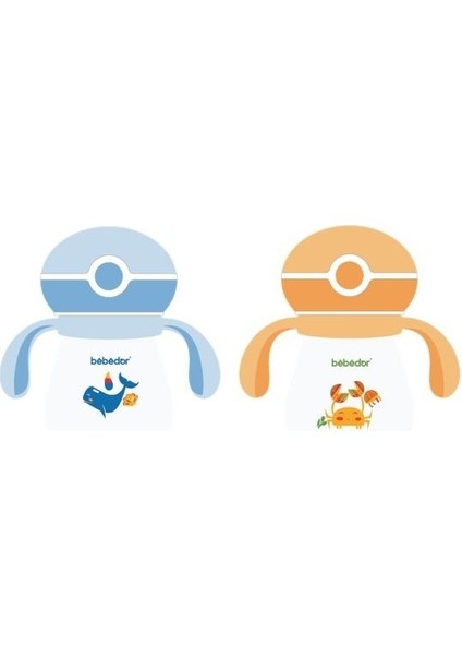 Bas-Aç Kapaklı Kulplu Pp Alıştırma Bardağı 7504