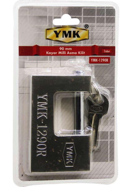 90MM Gri Kayar Milli Asma Kilit (4172)