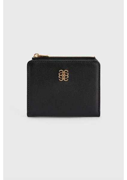 Deri Fermuarlı Cüzdan Siyah 12045825000