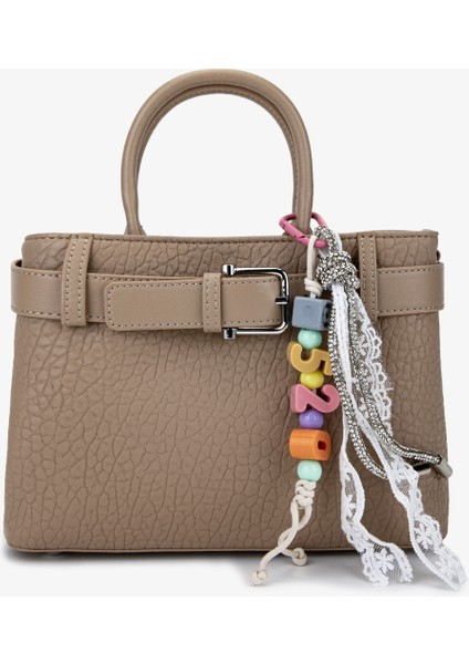 Kadın Suni Deri Taupe Omuz Çanta 921 27091 Bn Cnt SK25-26 Taupe