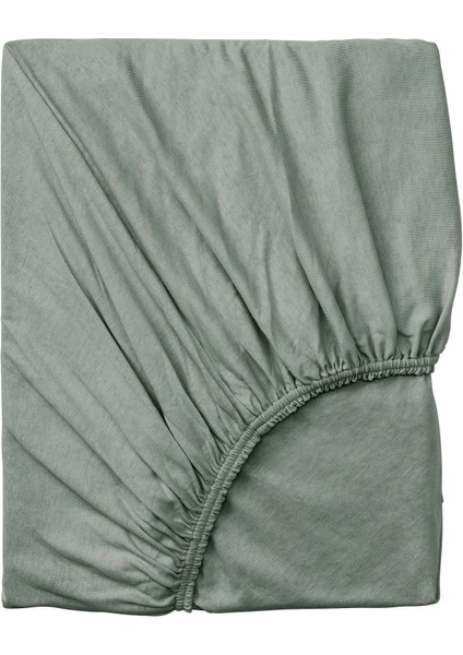 Varvıal Lastikli Çarşaf Gri Yeşil 140 x 200 cm