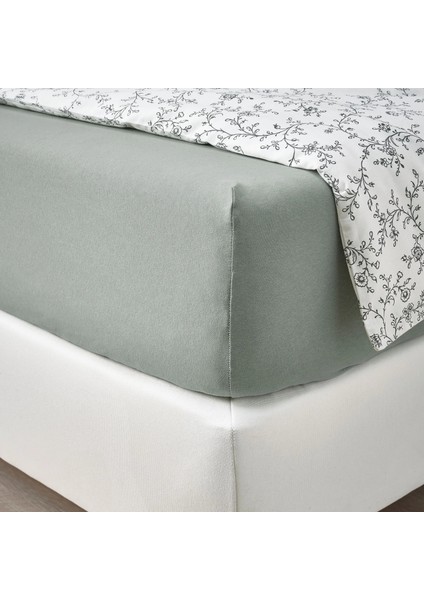 Varvıal Lastikli Çarşaf Gri Yeşil 140 x 200 cm modelleri