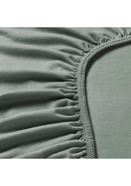 Varvıal Lastikli Çarşaf Gri Yeşil 140 x 200 cm indirimleri