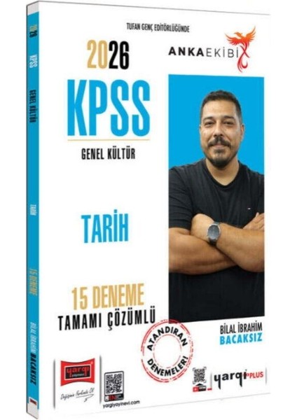 Yargı Yayınları 2026 Kpss Genel Kültür Anka Ekibi Tarih Tamamı Çözümlü 15 Deneme