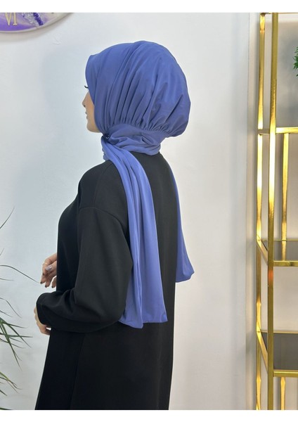 Ithal Kumaş Çıtçıtlı Hazır Şal Iki Sekılde Kullanılır Indigo modelleri
