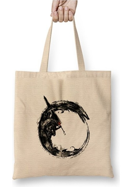 Berserk Anime Bez Çanta Uzun Saplı Alışveriş Çantası Plaj Çantası