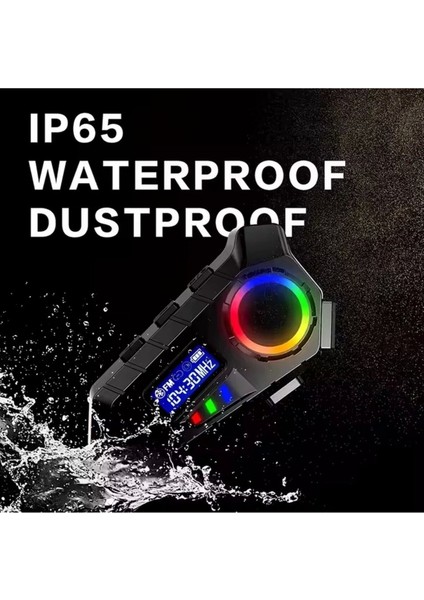Y30 Kask Kulaklık Bluetooth Motosiklet Kulaklık Rgb Radyolu Intercom fiyatları