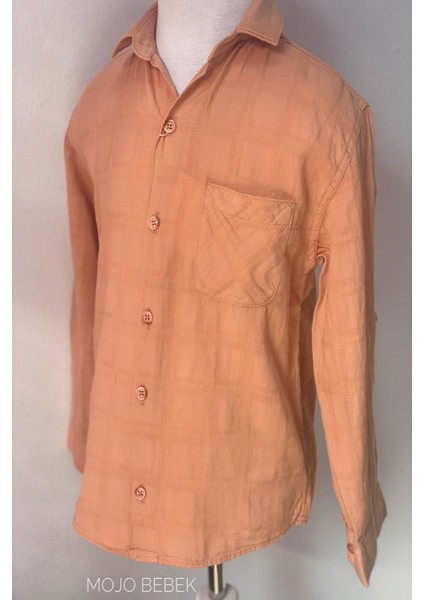 Mojo Erkek Çocuk Yazlık Spor Gömlek 22110 Somon indirimleri